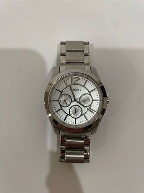 Fossil Silver Multi-Function Stainless Steel Watch